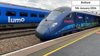 Trains at Retford Station 05012024 [upl. by Nrehtak200]