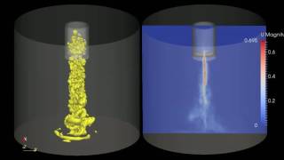 LES simulation of Jet Erosion Test JET apparatus [upl. by Hammel438]