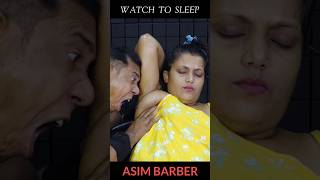 Asim Barber Neck Cracking  Heavy Oil Body Massage shorts shortvideo asimbarber massage [upl. by Anwahsad]