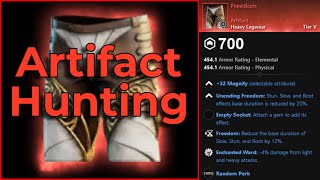 Where to find Freedom Artifact  New World Aeternum  Artifact Hunting [upl. by Brennen]