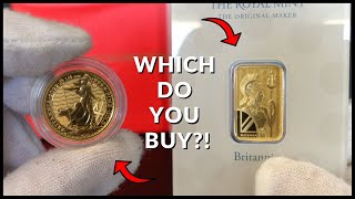 14 Ounce Gold Britannia Coin or 5G Gold Britannia Bar [upl. by Quinlan]