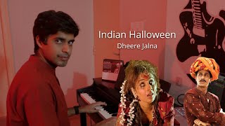 Spooky Indian Halloween Piano Performance [upl. by Eahcim]