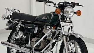 Yamaha Rx Bike Sound  Yamaha Rx Bike New Model  How to start a Rx 100 Bike  Mj Rx100  Rx100 [upl. by Yanrahc]