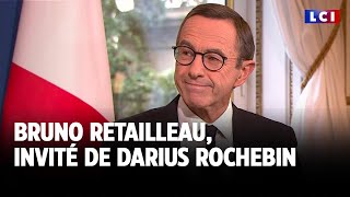 Bruno Retailleau ministre de lIntérieur invité de Darius Rochebin [upl. by Inattyrb]