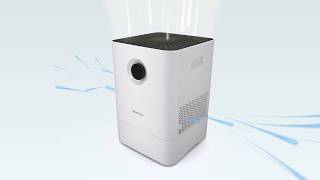 BONECO AIR WASHER W200 luchtbevochtiger  luchtreiniger  Productvideo Vandenborrebe [upl. by Elletsyrk844]