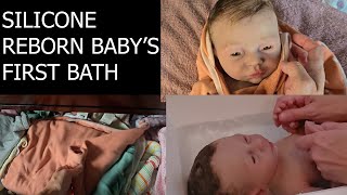 REBORN BABY Braylynns FIRST Bath  Reborn Baby Roleplay [upl. by Dominy]