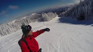 Jahorina the longest ski run [upl. by Ybok813]