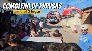 PARTICIPE En Una COMELONA DE Pupusas En Las FIESTAS Patronales de CANTON EL Tamarido😱 [upl. by Ubald]