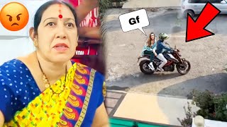 Sahil Ki Girlfriend Bike Par 😱😱souravjoshivlogs7028 [upl. by Enelram967]