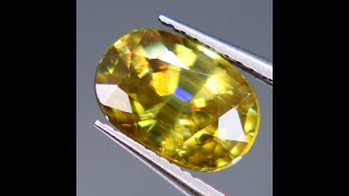 天然スフェーン 183ct【Z985】Natural sphene 183ct [upl. by Teodoro]