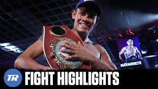 Emanuel Navarrete Knocks Villa Down Twice Becomes TwoDivision Champion  FIGHT HIGHLIGHTS [upl. by Notsek956]