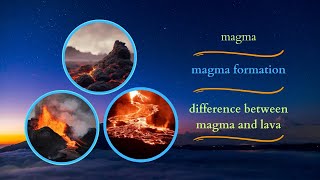 What is magma in geology How is magma formed in geology  difference between magma and lava [upl. by Dora]