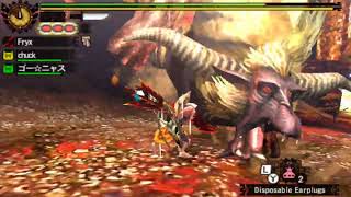 MH4UMH4G on Citra Android  Advanced Bad Hair Rajang Insect Glaive [upl. by Ayekram]