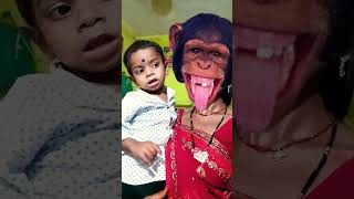 Bandar mama pahan pajama dawat khane aaye 😘💥viral😘 [upl. by Meeks]