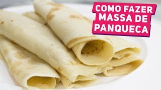 Aprenda como fazer Panquecas Massa Básica  Receitas de Minuto EXPRESS 01 [upl. by Rayna]