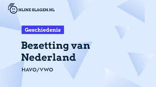 Bezetting van Nederland kenmerkend aspect 42  Geschiedenis Eindexamen havo amp vwo [upl. by Arimihc]