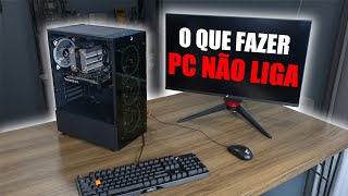 PC NÃO LIGA E NÃO DÁ NENHUM SINAL DE VIDA 3 COISAS QUE PODEM RESOLVER [upl. by Aetnahs]