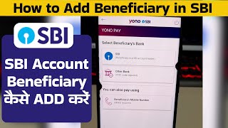 How to Add Beneficiary in SBI Yono [upl. by Cad635]