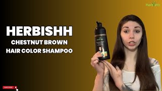 Stop Wasting Money on Hair Products Discover the magic of Herbishh Chestnut Brown Color Shampoo [upl. by Oniuqa]