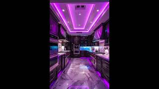 Stunning Purple Kitchen Makeover You Wont Believe  Kitchen Renovation Transformation [upl. by Yanetruoc]