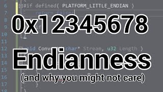 Endianness and why you should or shouldnt care [upl. by Aicert]