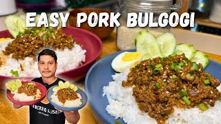 Easy Pork Bulgogi [upl. by Cohleen]