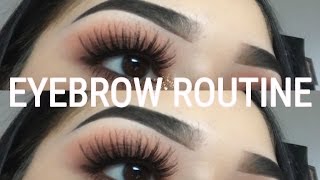 Current Eyebrow Tutorial 2016 [upl. by Martell]