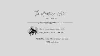 The Arethusa A3  ABRSM Grade 2 Flute 2022  piano accompaniment  at tempo 144bpm [upl. by Etnoved]