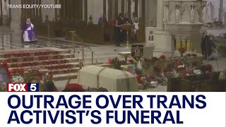 Outrage over trans activists funeral at St Patricks Cathedral [upl. by Arotahs]