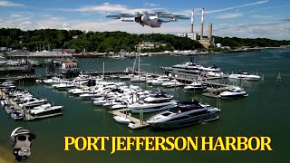 Port Jefferson Harbor Long Island Sound Mini 3 Pro 61224 [upl. by Terryn]