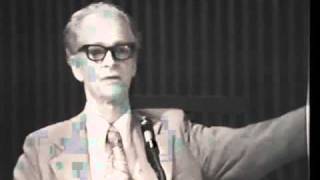 B F Skinner Lectures Psychiatrists and Psychologists Part 17 [upl. by Soph]