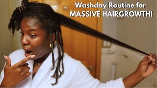 Do this 2x a month for GUARANTEED HAIR GROWTH Start to finish washday routine [upl. by Feola]