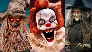 Our SCARIEST Halloween Animatronic Builds Compilation [upl. by Ramar]