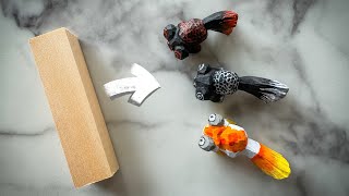 How to carve a goldfish step by step🐠 如何一步一步木雕一條金魚｜วิธีการแกะสลักด้วยไม้ทีละขั้นตอนปลาทอง [upl. by Brett]