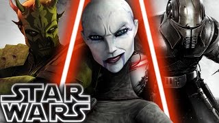 Top 6 Dark Jedi [upl. by Adlig600]