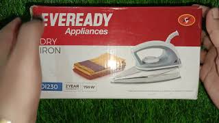 Eveready dry iron review in Hindi  from Rashi product review [upl. by Eniamraj]