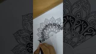 Easy mandala art How to draw mandala art  art mandala creative [upl. by Nwahsyd263]