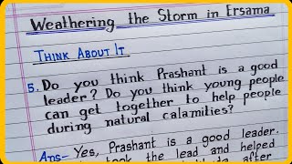 NCERT  Class  9  Weathering the Storm in Ersama  Do you think Prashant is a good leader [upl. by Emma680]