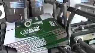 Automatic carton board folder glue machine [upl. by Navada]