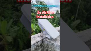 Jio AirFiber installation  shortsfeed [upl. by Bogoch707]