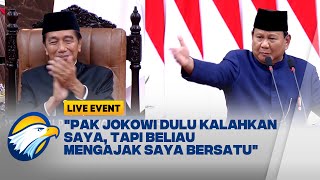 LIVE EVENT  Prabowo Saya Dulu Kalah Dari Pak Jokowi Tapi Setelah Menang Beliau Ajak Saya Bersatu [upl. by Mixie971]