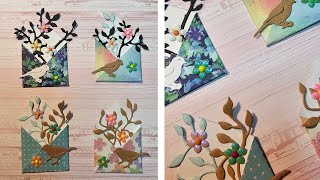 Scrapbooking  tuto embellissements minis enveloppes [upl. by Gunner]