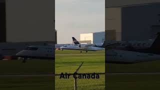 Air Canada Express Dash800 Landing in ottawaairport aviation planespotting aircanada [upl. by Herzen]