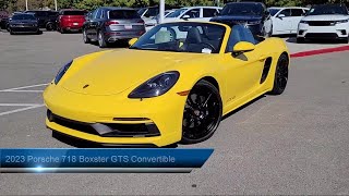 2023 Porsche 718 Boxster GTS Convertible Livermore Pleasanton Dublin Tracy San Ramon [upl. by Ahsenac]