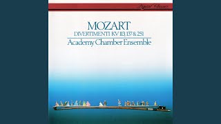 Mozart Divertimento in E flat K113  1 Allegro [upl. by Eleonora]