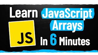 JavaScript Arrays Crash Course [upl. by Coit375]