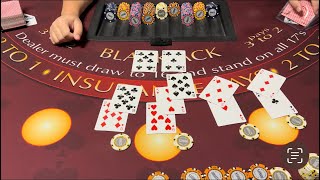 Blackjack  225000 Buy In  EPIC High Stakes Blackjack Session Splitting Aces amp 9’s For Huge Bet [upl. by Olihs606]