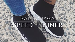 BALENCIAGA SPEED TRAINER UNBOXING amp REVIEW [upl. by Akin]