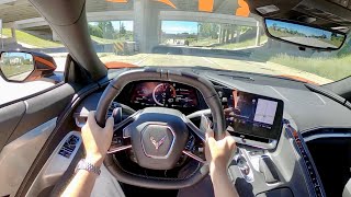 Modified C8 Corvette Z51 Performance Package  POV Driving Impressions [upl. by Worden294]