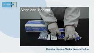 Neutralizing Antibody Test Kit Singclean COVID19 [upl. by Halyhs]